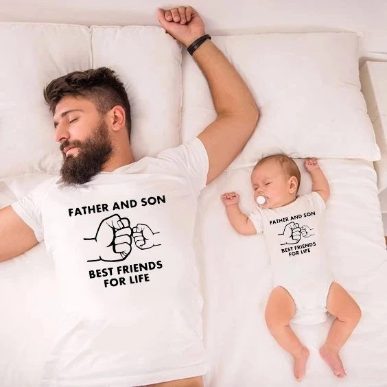 Shirt Baby Dad Matching Clothes Father 