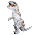 T Rex Velociraptor Inflatable Costume Mascot Cosplay Tirano Saurio Rex Dino Halloween For Women Men Kid Cosplay Funny Suit preview-5