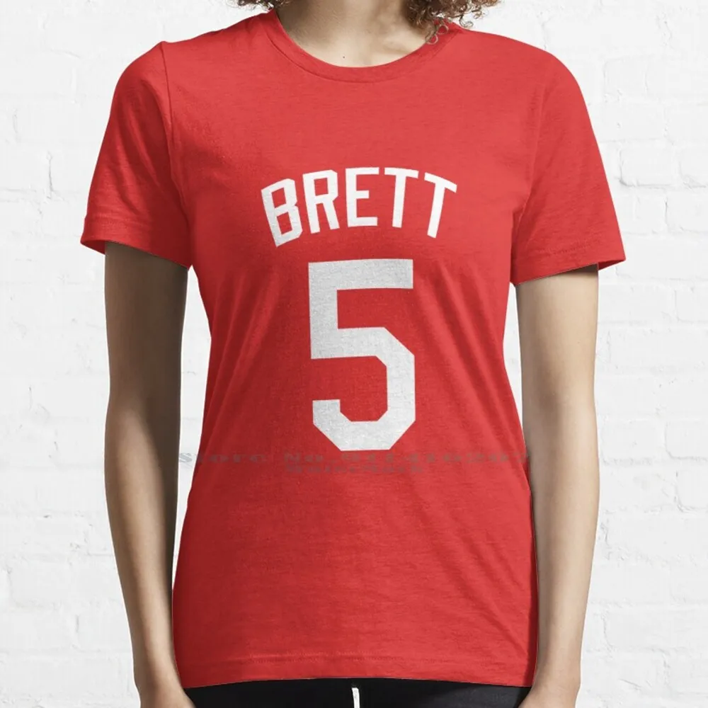 George Brett T Shirt 100% Pure Cotton Baseball George Brett Kansas