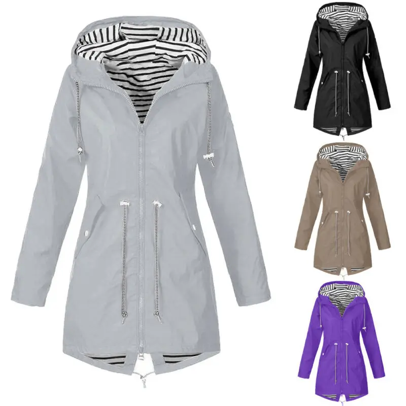 ladies macs with hoods