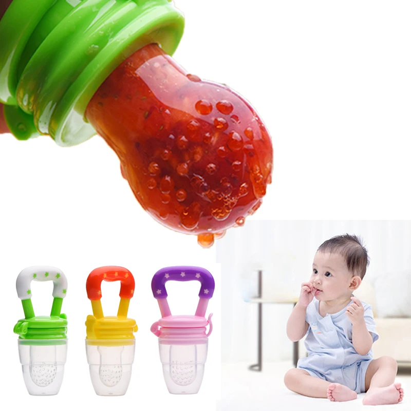 Silicone Baby pacifier fruit Nipple 