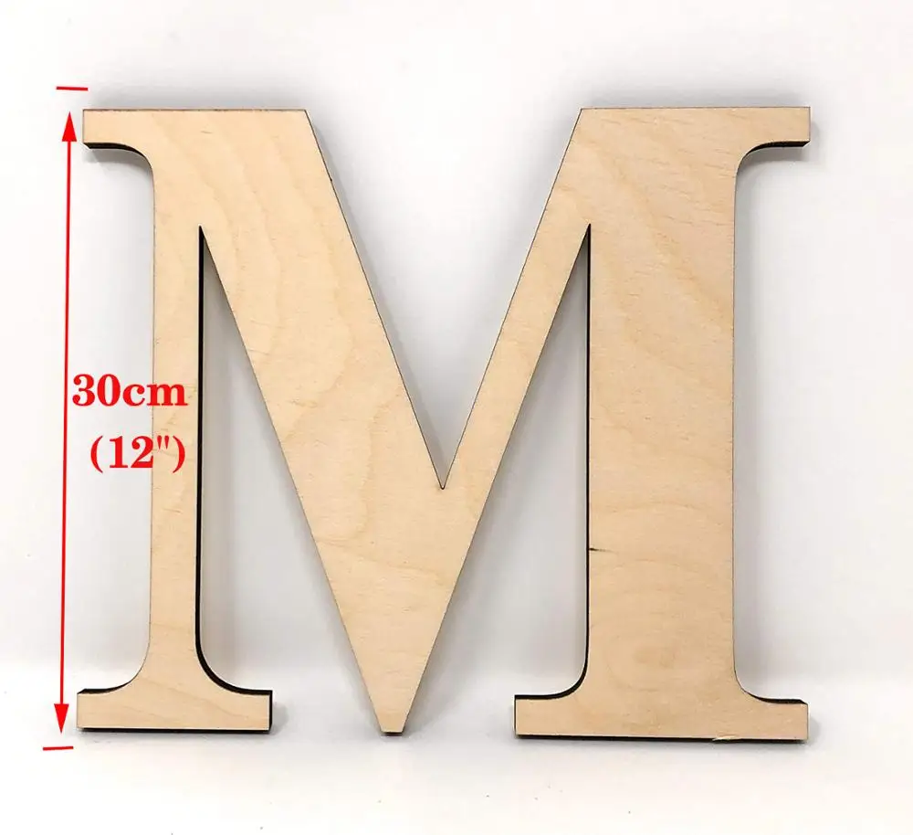 Gocutouts 12 Wooden O Unfinished Wooden Letters Paint Ready Wall Decor News 12-1/4 Thick, O 