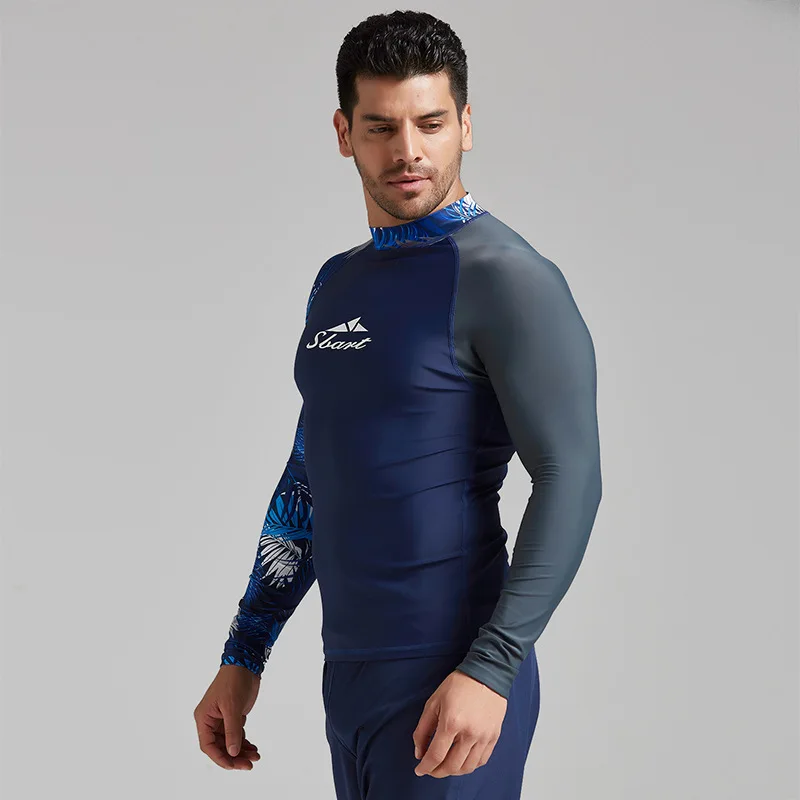 mens uv long sleeve swim shirts