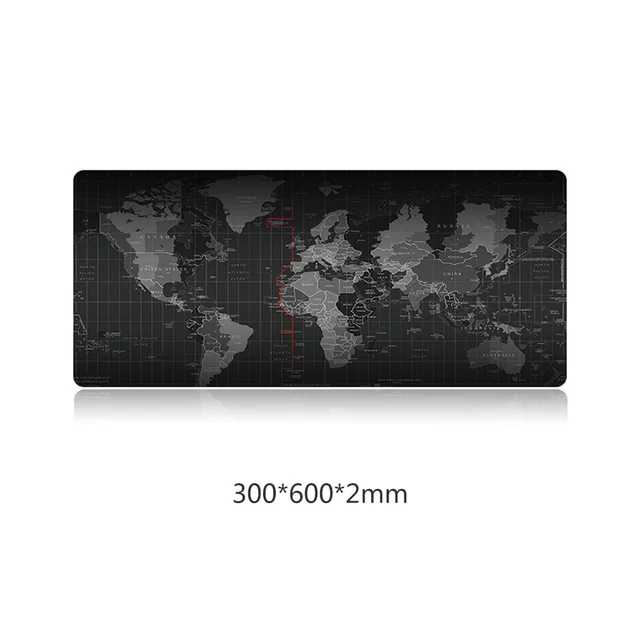 world map mouse pad xxl