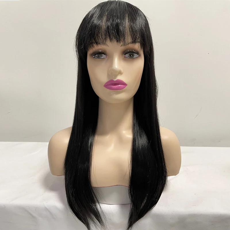 african american wig with bangs