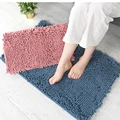 שטיחי אמבטיה בצבעים מוצקים שטיחי אמבט מי חנונה ספיגת אמבט לשטוף שטיח רצפה ללא סלטה שטיח אסלה מזרן רגל קטיפה