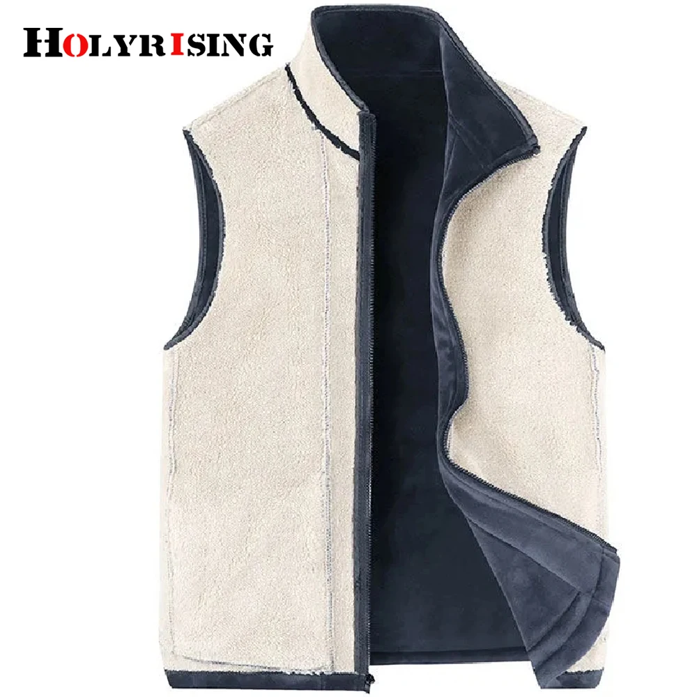 men winter vest fake Lamb cashmere 