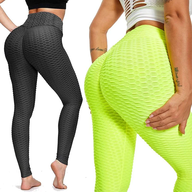 Acquistare Fondi  Anti Cellulite Seamless Booty Leggings Women High  Waisted Push Up Leggins Stretchy Butt Lift Workout Tights Running Yoga Pants