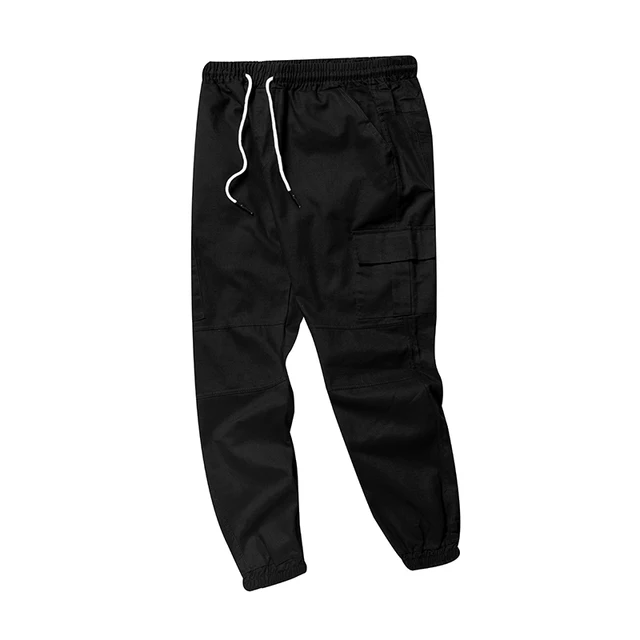 Casual Harem Pants Men Streetwear Solid 