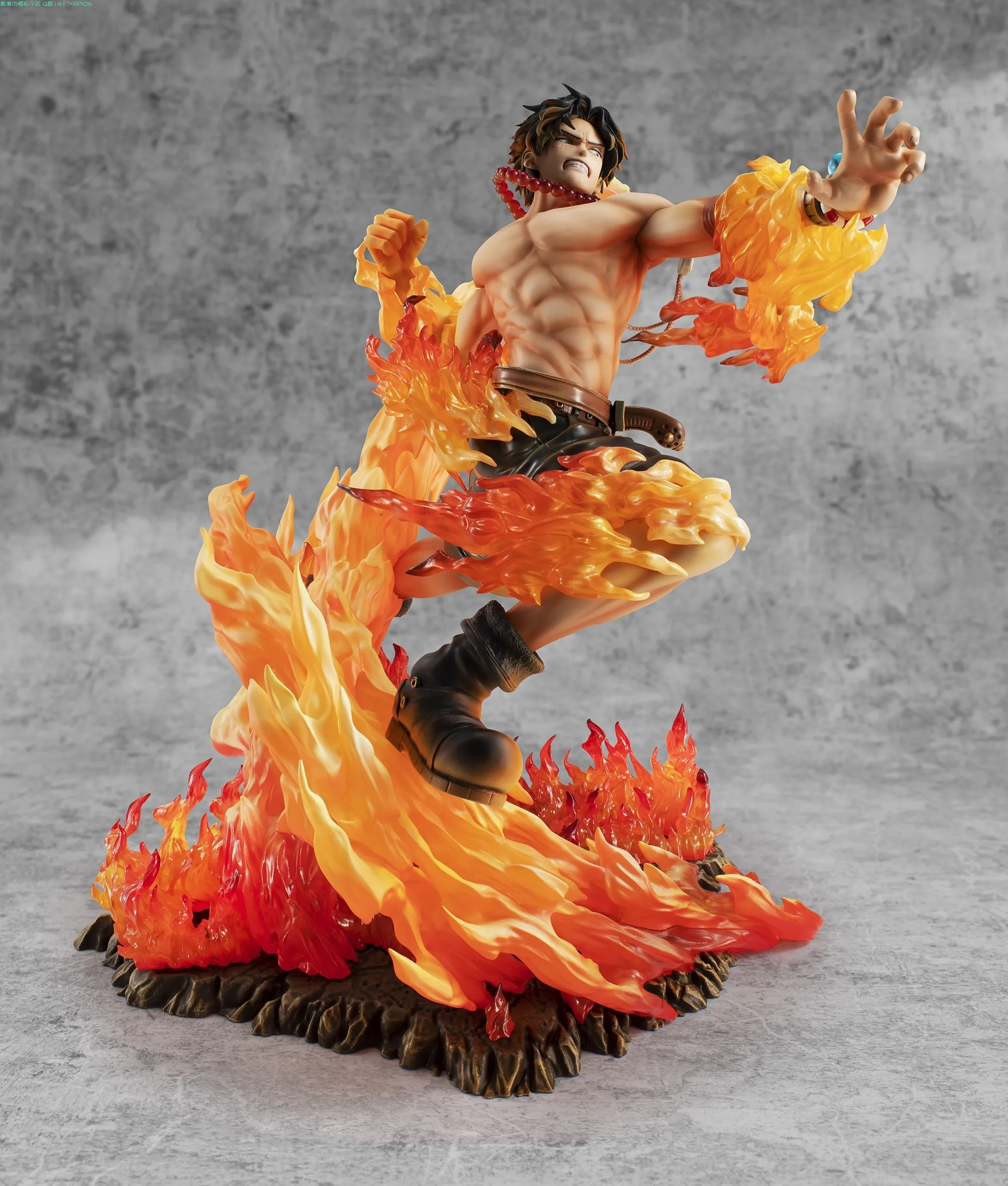 new 25cm One Piece Ace Fire Fist PVC 