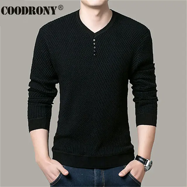 קנו סריגים | COODRONY Brand Sweater Men 
