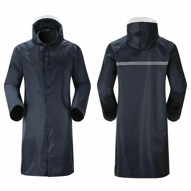 men's full length raincoat with hood