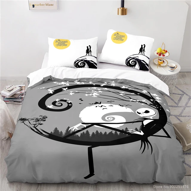 nightmare before christmas queen bed set