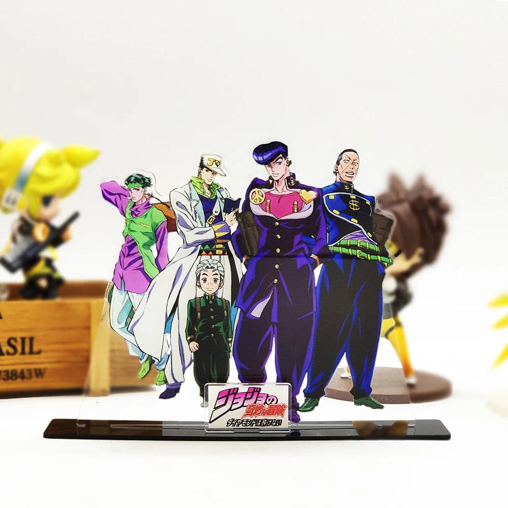 Jojos Bizarre Adventure Stand Model Plate Stone Ocean Series Jolyne Cujoh  Weather Report Figure Acrylic Stands Holder Desk Decor - AliExpress