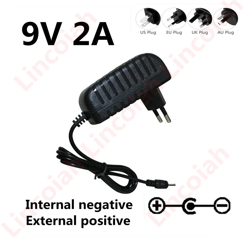 Reverse polarity AC/DC 9V 2A HISPEEDIDO New Replacement adapter power supply Charger for sega megadrive 1 MD1 Genesis 1-animated-img