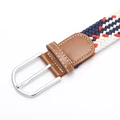 ZLD 60 Colors Female Casual Knitted Pin Buckle Men Belt Woven Canvas Elastic Expandable Braided Stretch Belts For Women Jeans preview-4
