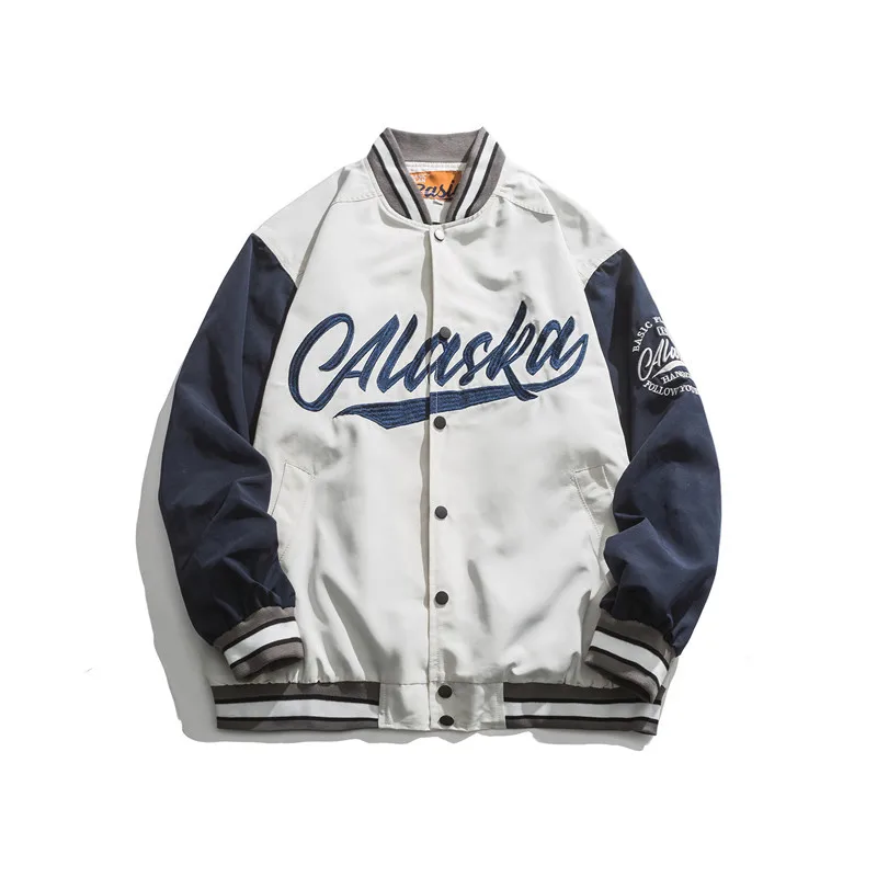 College Baseball Jackets Stand Collar 