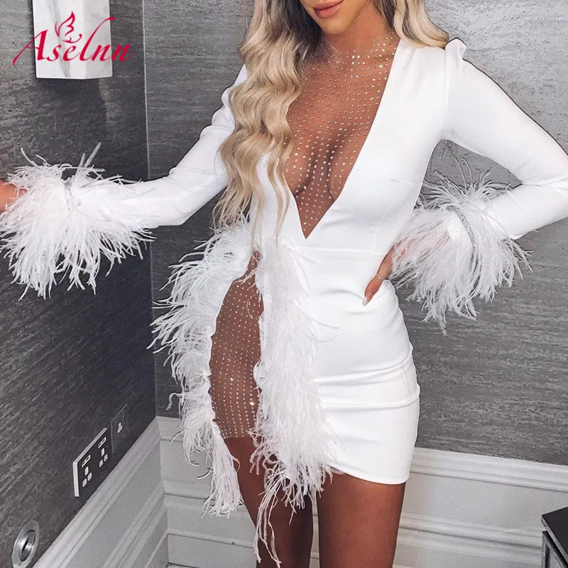 Aselnn Sexy See Through Nightclub 