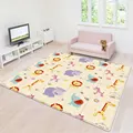 Baby Playing Mat Cartoon Print Crawling Pad Folding Thickening Environmental Friendly Household Children Game Playing Mat preview-2