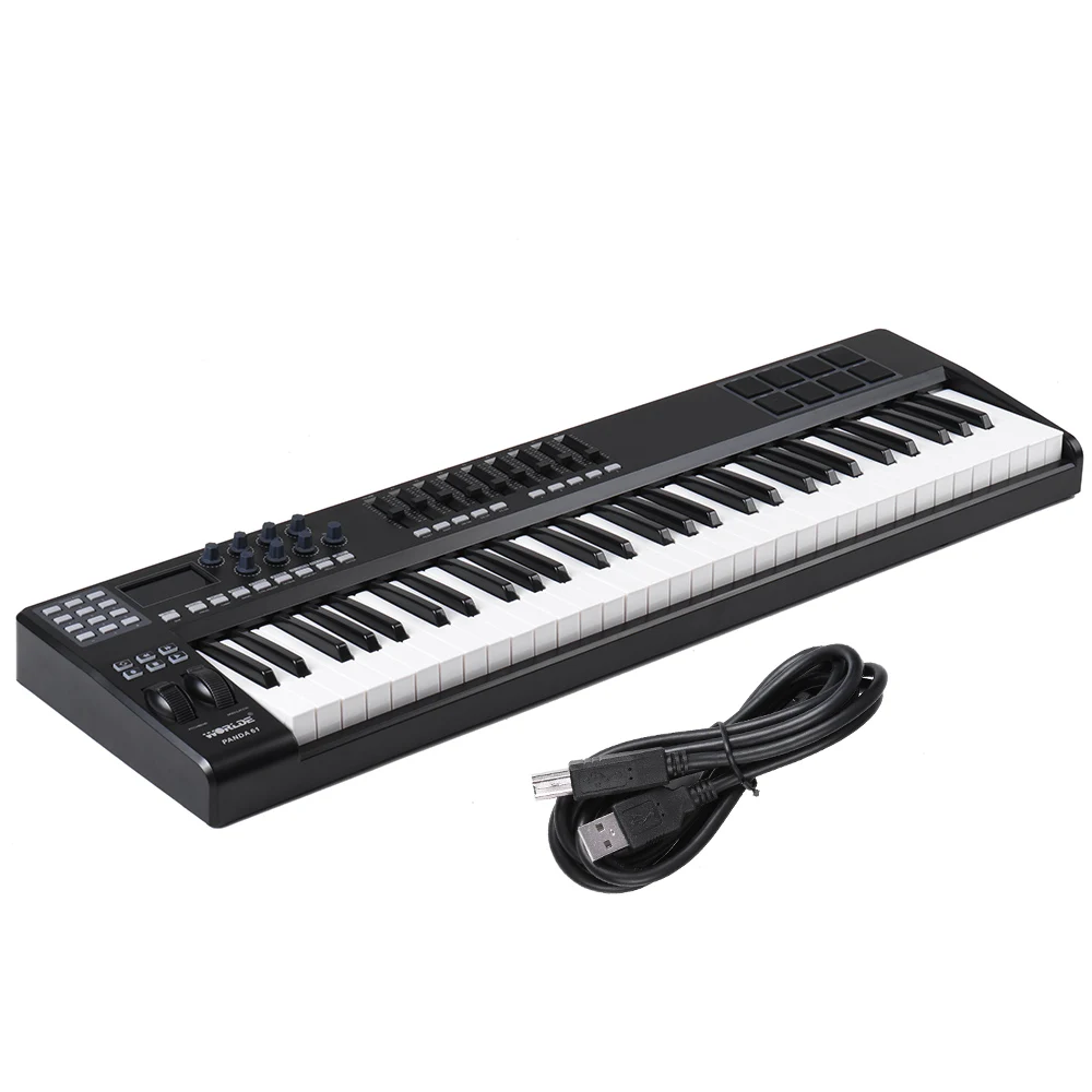 midi usb keyboard controller 61 keys