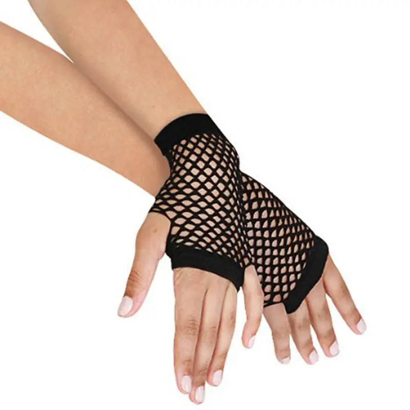 black net gloves