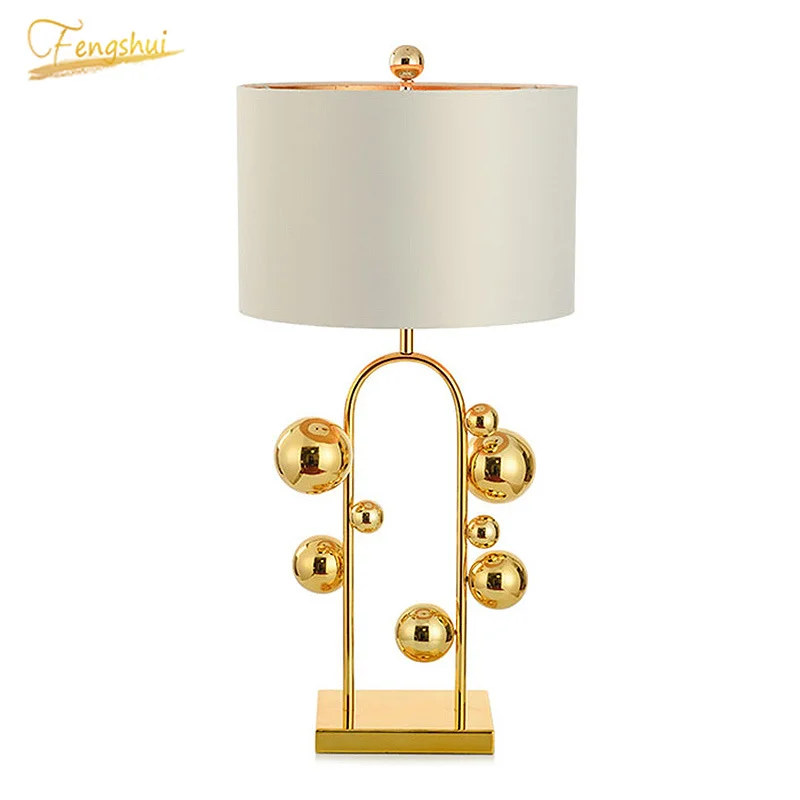 gold table lampshade