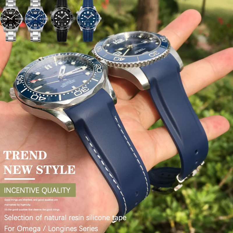 19mm 20mm 21mm 22mm Silicone Watchband 