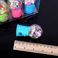 12pcs Mini Twisted Egg Cute Fruit Animal Shaped Rubber Eraser Candy Machine Kawaii  School Stationery Party Favor Kids Gifts preview-3