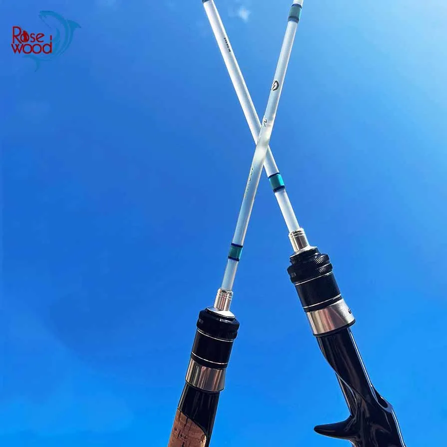 קנו ציוד לדיג  Rosewood High Elasticity Soild Tips 2022 New Fishing Rod  Xul 1-5g Lure Trout Spinning For Fishing Ultralight Casting Rod Peche
