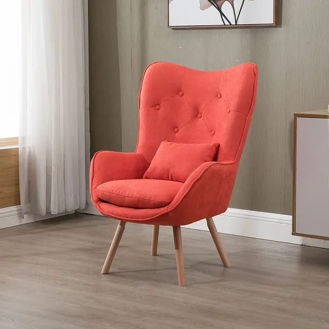 single sofa wing chair