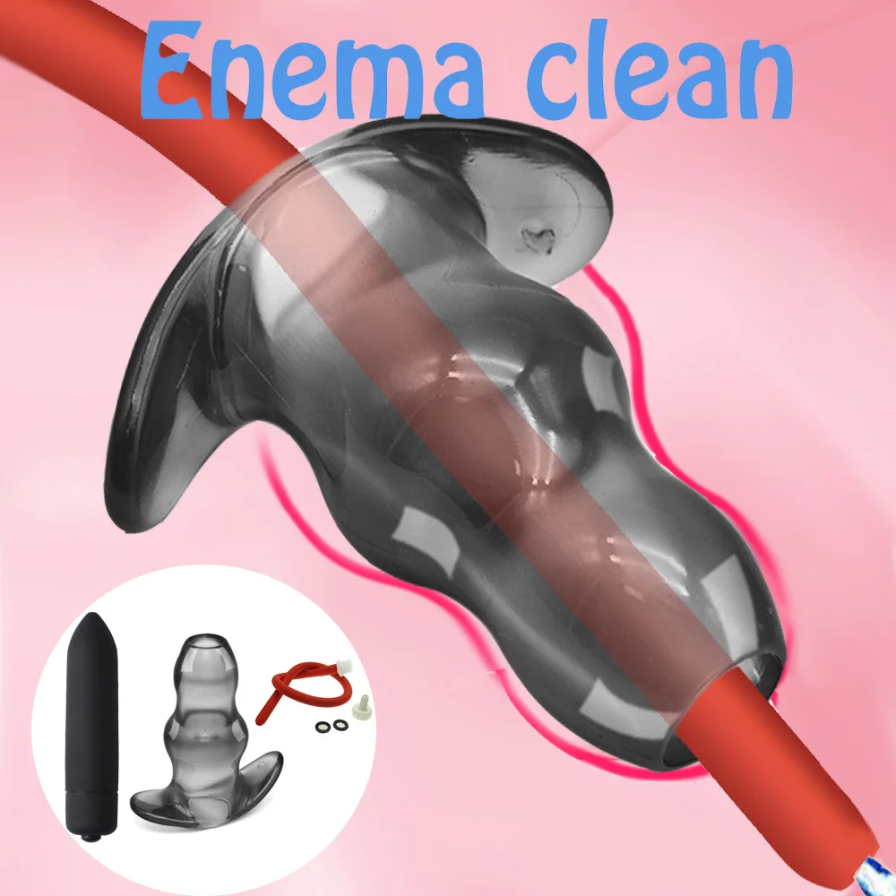 Αγορά Sex products | 5 Sizes Hollow Anal Plug Dildo Butt Plug Enema Tube  Anus Cleaner Vaginal Speculum Prostate Massage Vibrator Anal Dilator Sex Toy