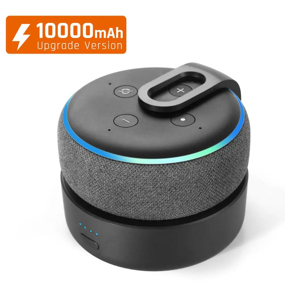 echo dot 3rd generation portable battery