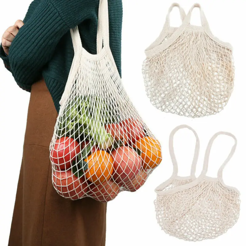 cotton net shopping bolsa