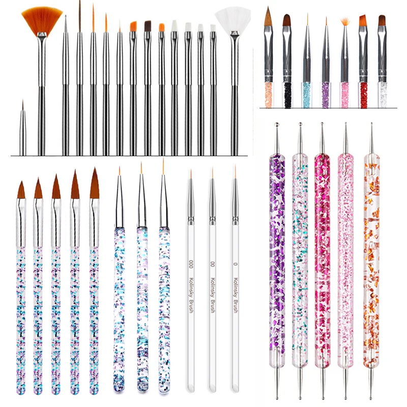 Crazy Sales Nail Art Dotting Tool Nail Pen 5pcs Of Nail Pencil Are