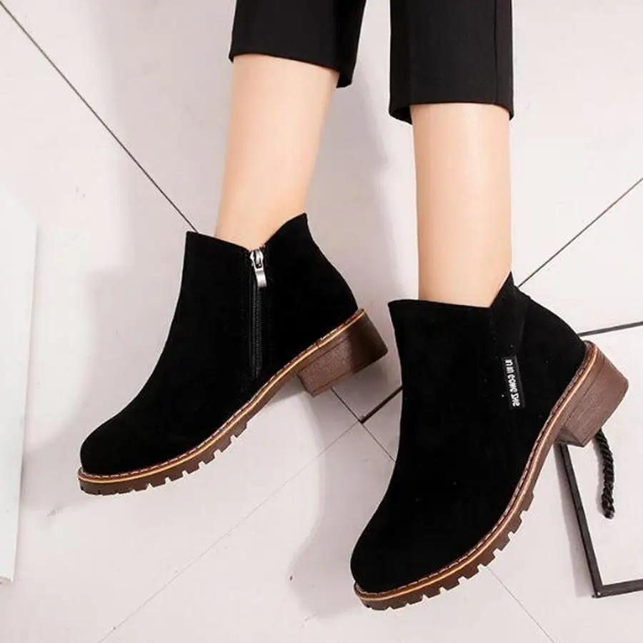 flat womens boots