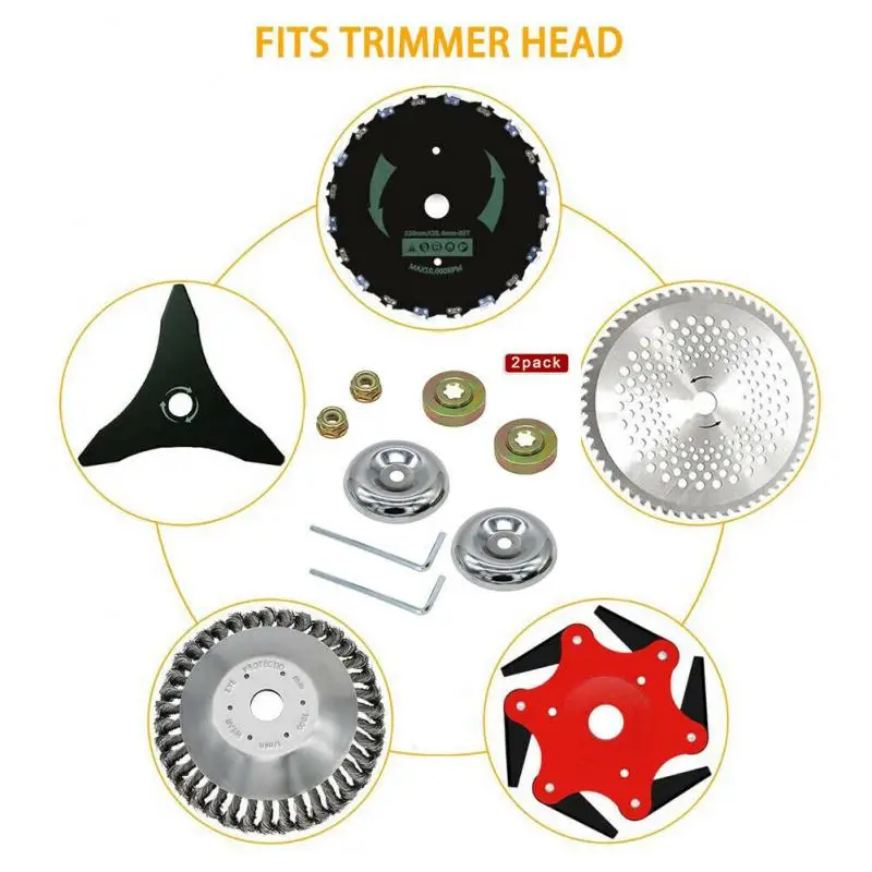 Купить Садовые товары 8PC Blade Adapter Kit Trimmer Brush Cutter Part
