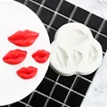 Yueyue Sugarcraft Lips cake decorating tool gumpaste sugar mold fondant silicone cake mold preview-3