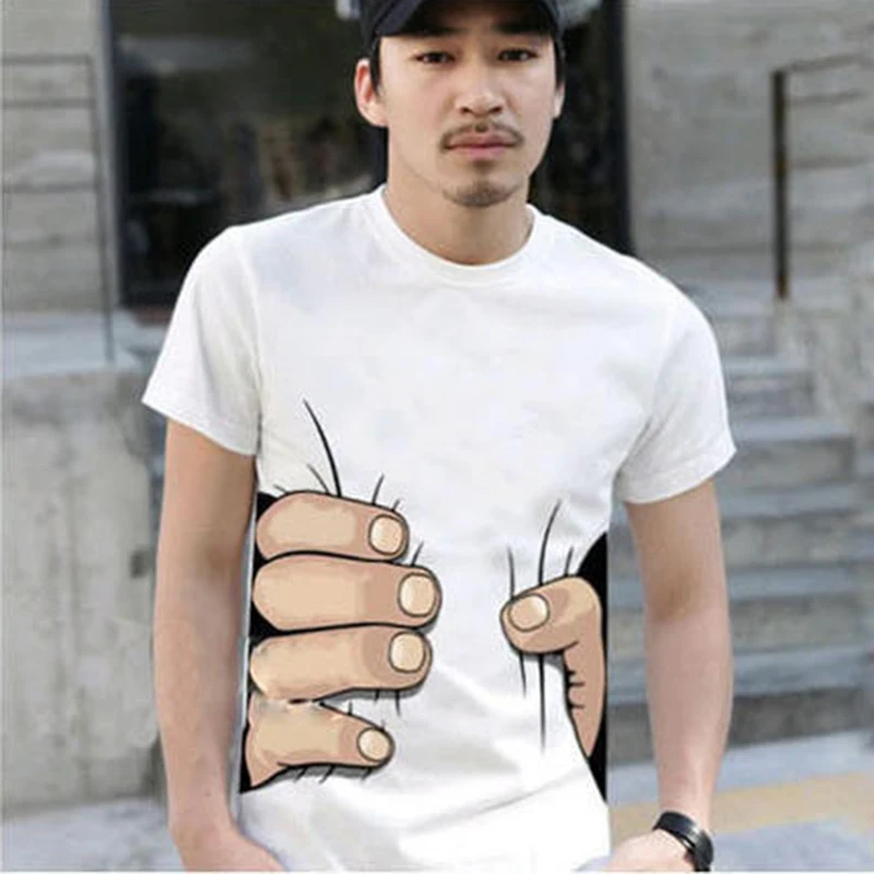 t shirt hand