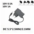 1pcs 100-240V AC to DC 10V 0.5A 1A 2A 3A Power Adapter Supply Charger adapter 10 V Converter EU US UK AUPlug 5.5mm x 2.5mm preview-2