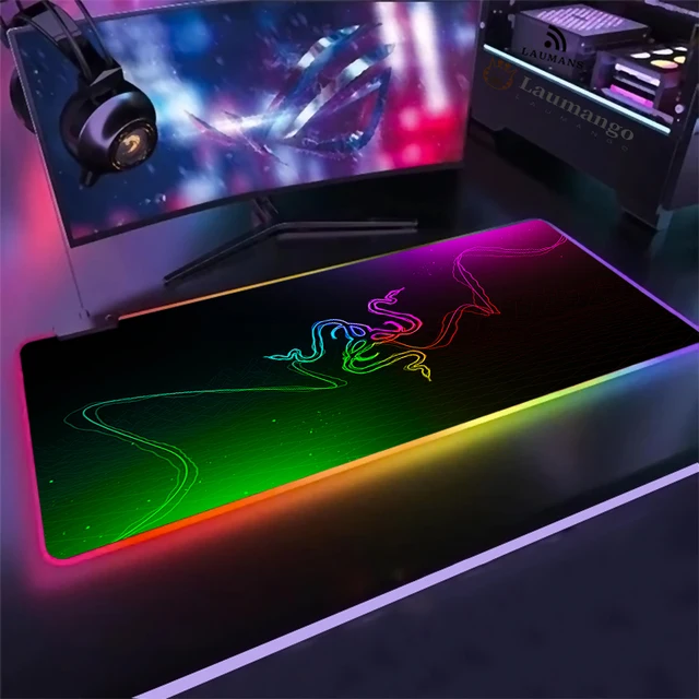 large gaming mouse pad rgb