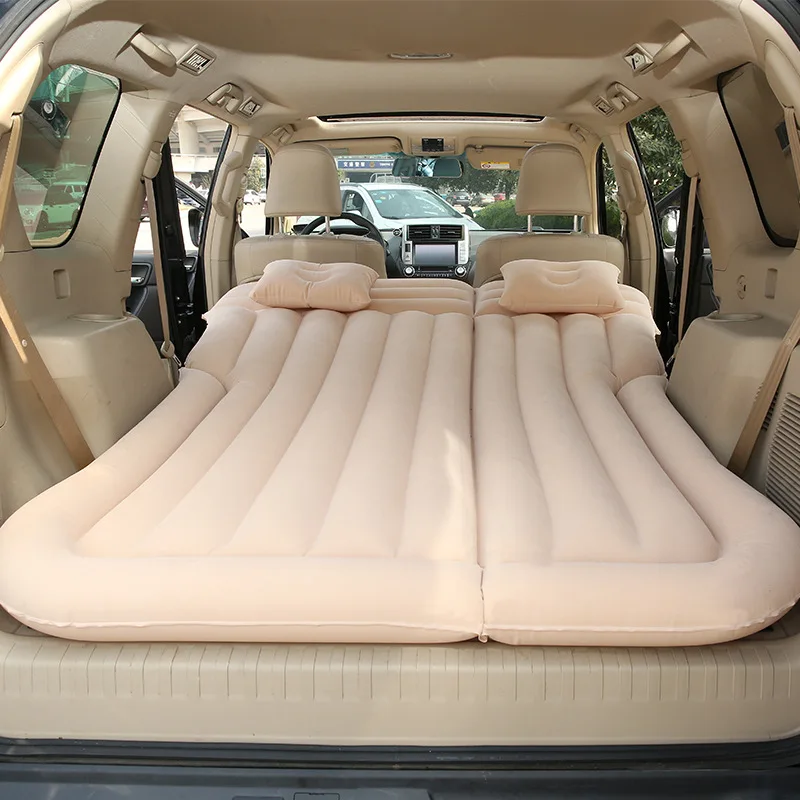 camping bed in car