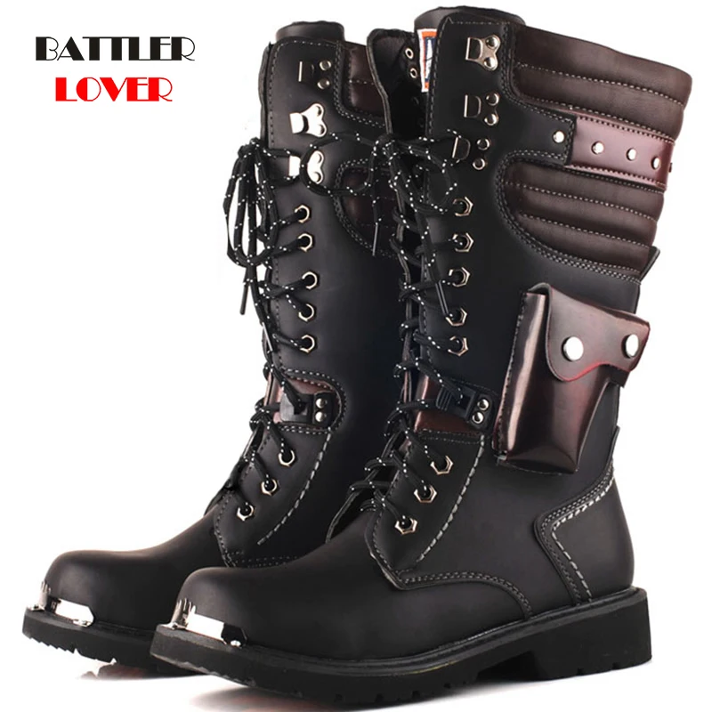 Metal Gothic Pocket Punk Boots