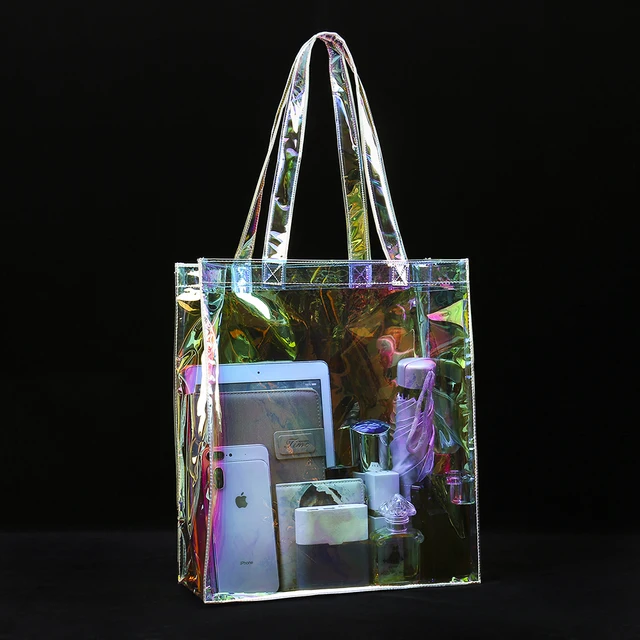 Clear iridescent bag Clearance