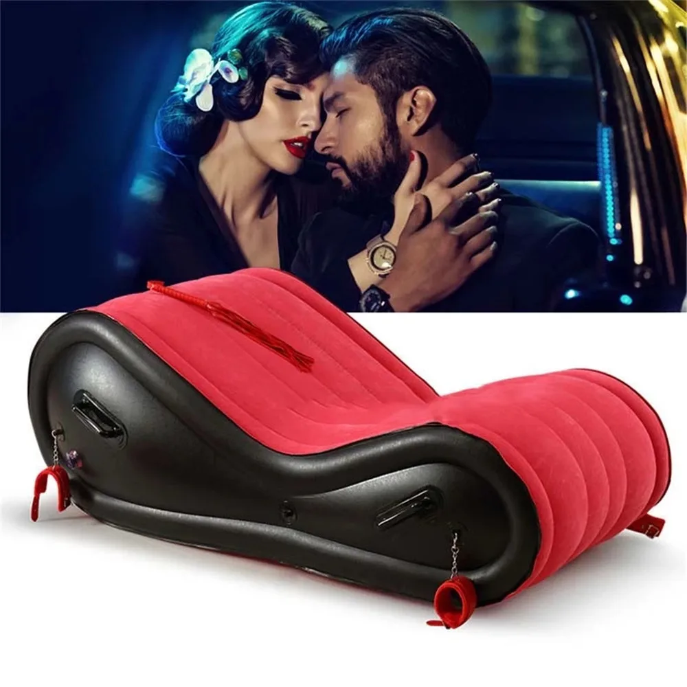 קנו אביזרי מין | Inflatable Sex Furniture Sex Pillow Magic Sex Cushion  Erotic Sofa Love Position Bed Sex Toys For Couples Women Men Adult Games