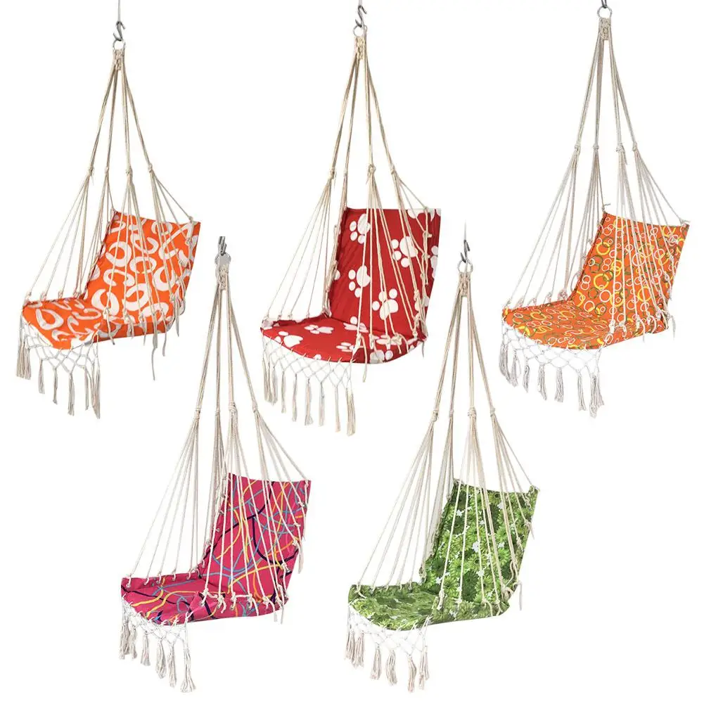 garden hanging rope seat