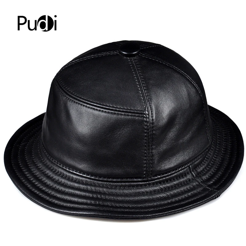 Pudi Man Genuine Leather Bucket Fishing 