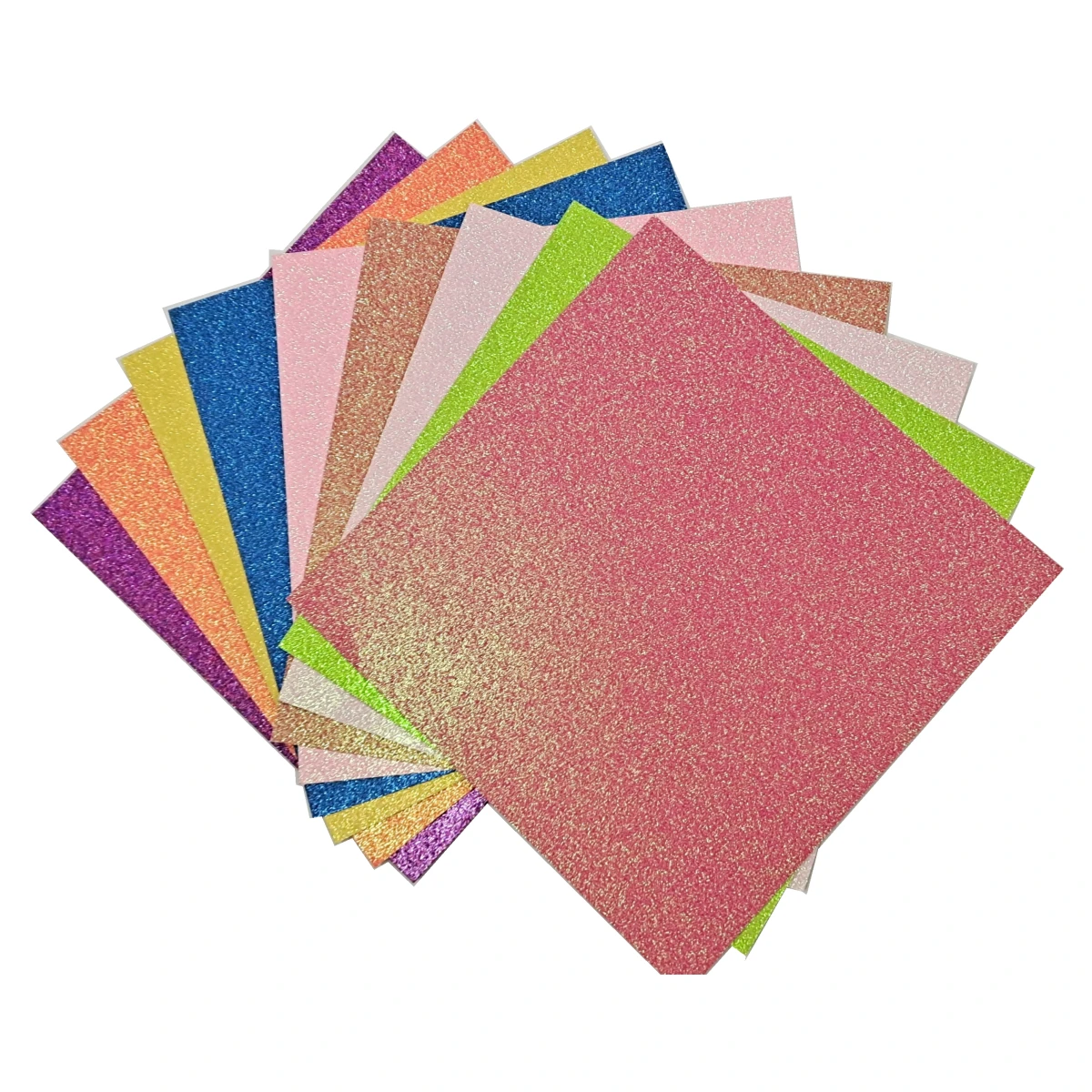 10 Sheets Colored Sparkly Paper Cardstock Paper Glitter Paper for