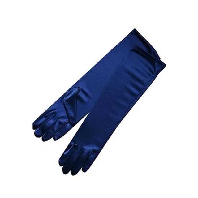 ladies blue gloves