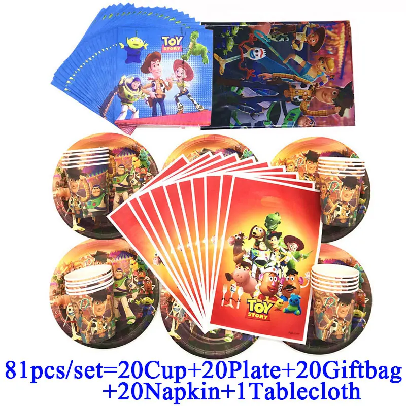 toy story plates and cups