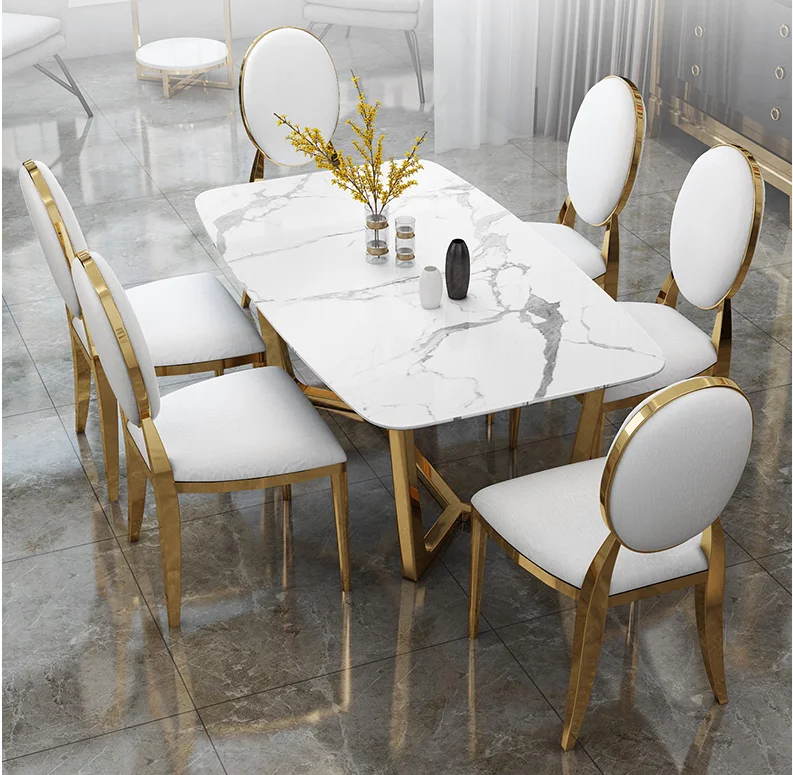 minimalist dining table and chairs